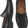 Johnston & Murphy Hawkins Venetian Slip-On Loafers, Black