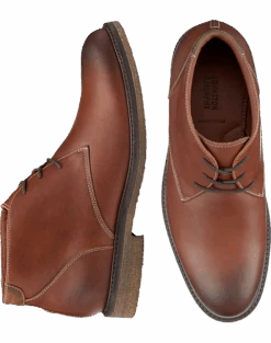 Johnston & Murphy Copeland Lace-Up Chukka Boots, Brown