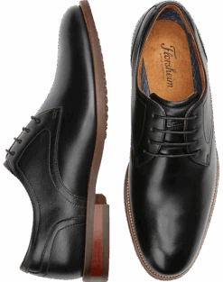 Florsheim Remi Plain Toe Lace Up Oxfords, Cognac