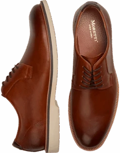 Moretti Plymouth Plain Toe Oxfords, Tan