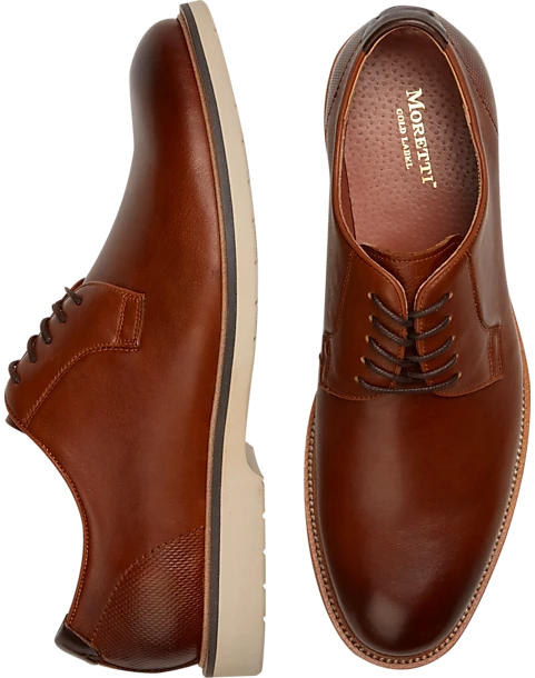 Moretti Plymouth Plain Toe Oxfords, Tan 1 Moretti Plymouth Plain Toe Oxfords, Tan