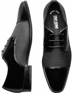 Stacy Adams Pharaoh Cap Toe Lace-Up Formal Shoes, Black