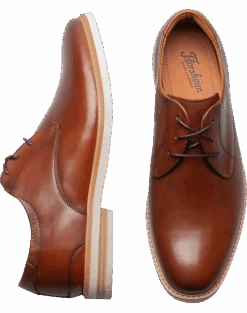 Florsheim Highland Plain Toe Lace-Up Oxfords, Cognac