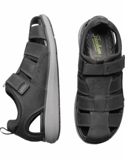 Florsheim Venture Fisherman Sandals, Black