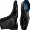 Belvedere Roger Ostrich Chelsea Boot, Black