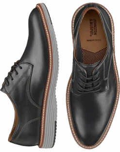 Johnston & Murphy Upton Plain Toe Oxfords, Black