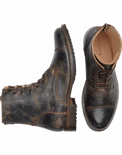 Bed Stu Protege Cap Toe Boots, Tan