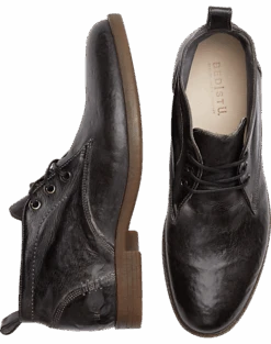 Bed Stu Illiad Chukka Boots, Black