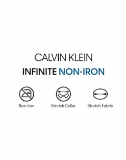Calvin Klein Infinite Wrinkle Free Slim Fit Stretch Collar Dress Shirt, Light Blue 7 Calvin Klein Infinite Wrinkle Free Slim Fit Stretch Collar Dress Shirt, Light Blue -Quality Clothing Store MW40 540K 01 CALVIN KLEIN WHITE ALT2