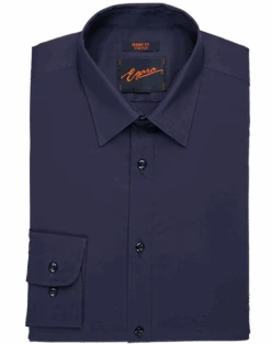 Egara Skinny Fit Dress Shirt, Navy
