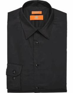 Egara Skinny Fit Dress Shirt, Black