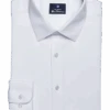 Ben Sherman Slim Fit Dobby Dress Shirt, White Diamond
