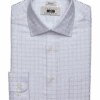 Joseph Abboud Modern Fit Spread Collar Dress Shirt, Lavender Grid