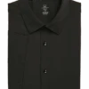 Michael Strahan Modern Fit Short Sleeve Dress Shirt, Black