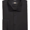 Joseph Abboud Classic Fit French Cuff Tuxedo Formal Shirt, Black