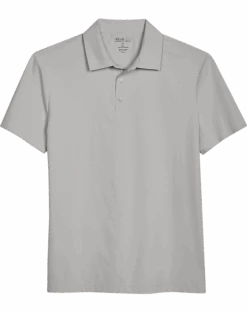Awearness Kenneth Cole Modern Fit Welded Polo, Light Gray