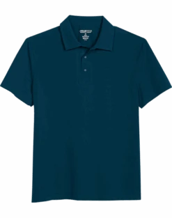 Awearness Kenneth Cole Modern Fit Welded Polo, Teal