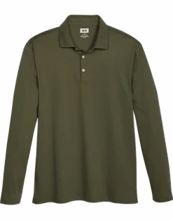Joseph Abboud Modern Fit Luxe Cotton Polo, Olive