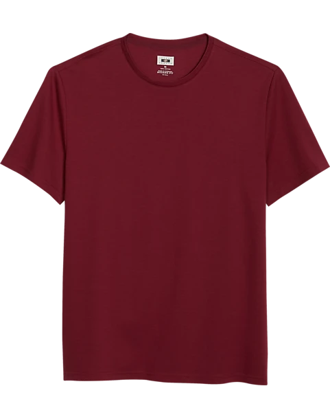 Joseph Abboud Modern Fit Luxe Cotton Jersey Knit Crew Neck T-Shirt, Brick 1 Joseph Abboud Modern Fit Luxe Cotton Jersey Knit Crew Neck T-Shirt, Brick