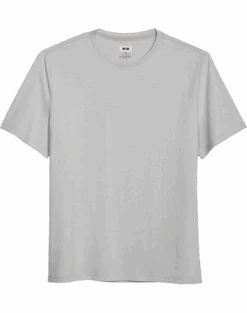 Joseph Abboud Modern Fit Luxe Cotton Jersey Knit Crew Neck T-Shirt, Light Gray
