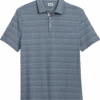 Joseph Abboud Modern Fit Polo, Slate Stripe