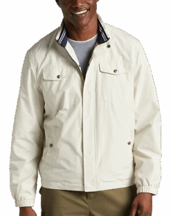 Con.Struct Modern Fit Hybrid Jacket, Off White