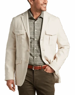 Joseph Abboud Modern Fit Soft Jacket, Beige