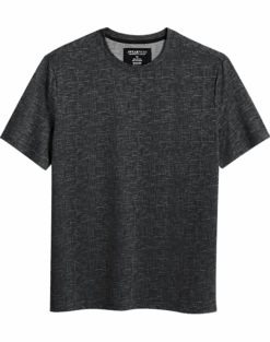 Awearness Kenneth Cole Slim Fit T-Shirt, Black Crosshatch