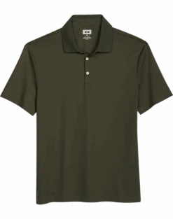 Joseph Abboud Modern Fit Luxe Cotton Polo, Olive Green