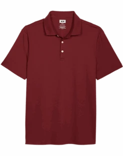 Joseph Abboud Modern Fit Luxe Cotton Polo, Dark Red