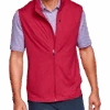 Johnston & Murphy Modern Fit XC4 Performance Full Zip Vest, Red