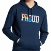 The Phluid Project Classic Fit Proud Graphic Hoodie, White
