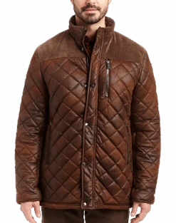 Rainforest Classic Fit Coat, Cognac