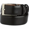 Men's Wearhouse Double-Loop Full-Grain Leather Dress Belt, Black