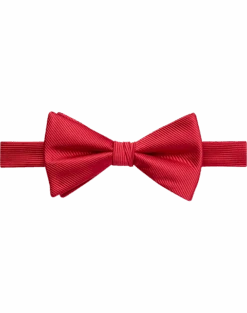 Calvin Klein Pre-Tied Bow Tie, Red