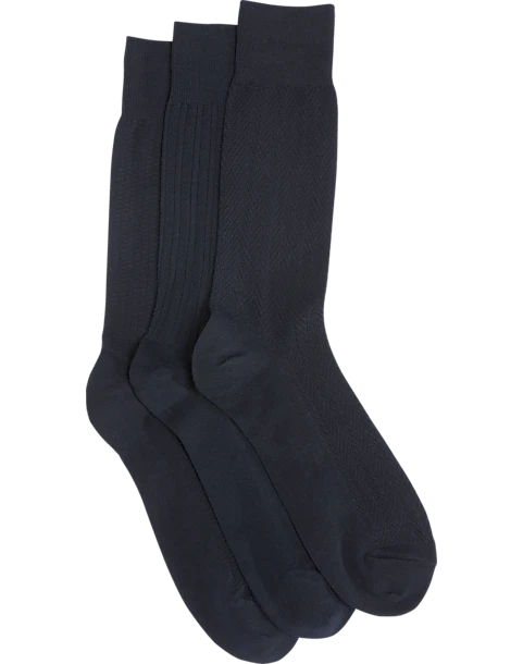 Joseph Abboud Charcoal Socks (Three Pack) 1 Joseph Abboud Charcoal Socks (Three Pack)
