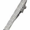 Pronto Uomo Tie Bar, Silver Wood
