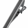 Pronto Uomo Tie Bar, Matte Gray Dot