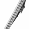 Pronto Uomo Tie Bar, Silver Stripe