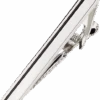 Pronto Uomo Polished Silver-Tone Tie Bar