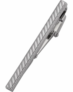Pronto Uomo Tie Bar, Silver