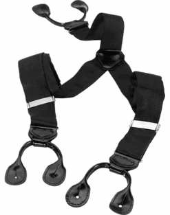 Men's Wearhouse Black Silk Tuxedo Braces