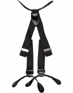 Men's Wearhouse Fancy Black Silk Braces