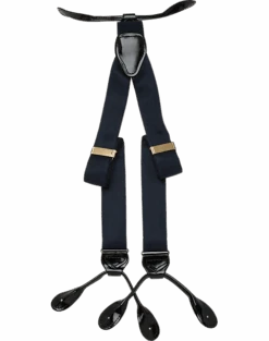 Men's Wearhouse Fancy Navy Silk Braces