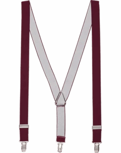 Egara Boys Burgundy Suspenders