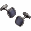 Joseph Abboud Catseye Stone Cufflinks, Navy Blue