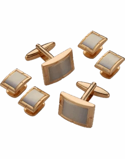 Pronto Uomo Cufflinks & Studs Set, Gold & Silver