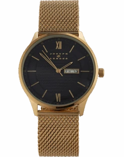 Joseph Abboud Watch, Black & Gold