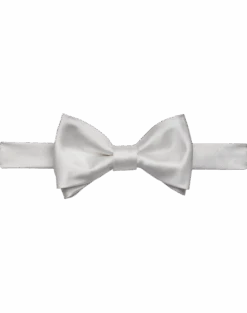 Egara Pre-Tied Formal Bow Tie, White