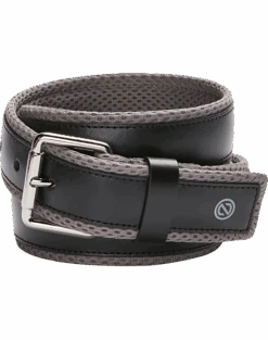 Cole Haan Two-Tone Belt, Black And Gray